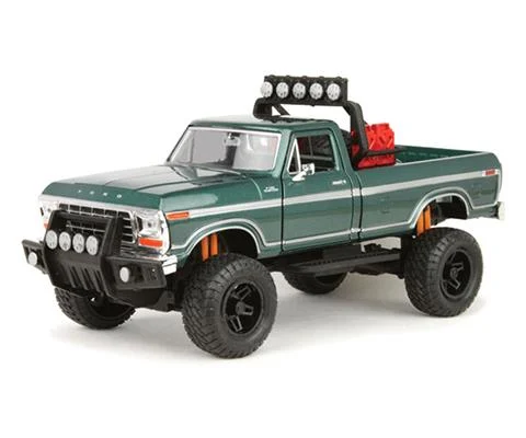 1979 Ford F-150 Custom Off-Road Truck in Dark Green