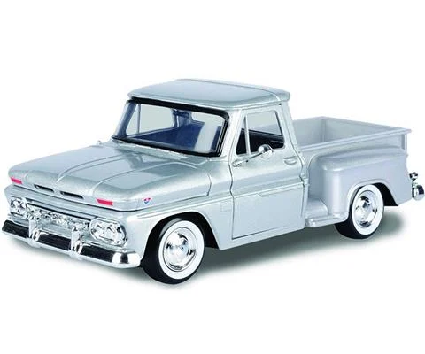 1966 GMC C1000 Fenderside Pickup in Silver - MOTORMAX
