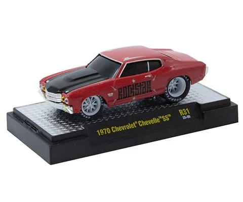1970 Chevrolet Chevelle SS in Dark Red with Rockstar Decal - M2MACHINES