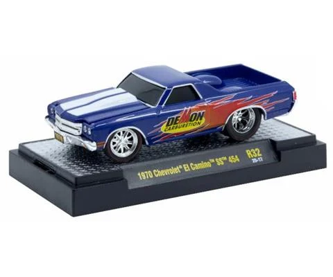 1970 Chevrolet El Camino SS 454 in Blue with Demon Graphics - M2MACHINES