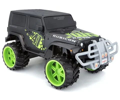 R/C Jeep Wrangler Rubicon in Black - Remote Control