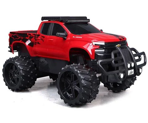 R/C 2019 Chevrolet Silverado Pickup Truck in Red - Remote Control