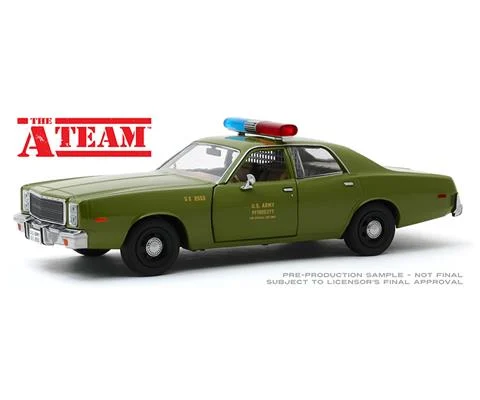 US Army Police - 1977 Plymouth Fury - The A-Team TV Series 1983-87