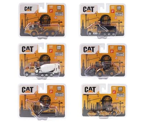 Caterpillar Diecast Models Release II - 6-Piece Case