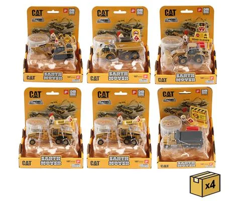 Caterpillar Earth Mover Playset - 24-Piece MASTER Case