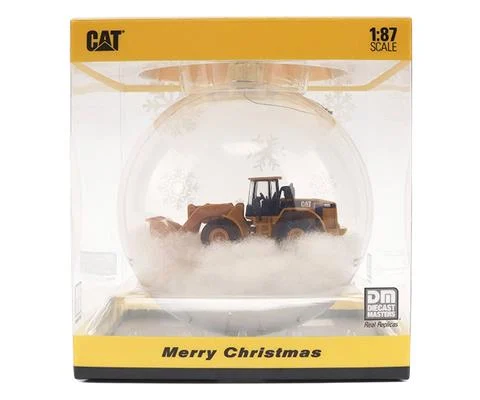 Caterpillar 950G Series II Wheel Loader in Christmas Ball Ornament - DIECAST MASTERS