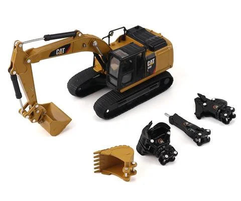 Caterpillar 320 Excavator with Interchangable Attachment - DIECAST MASTERS