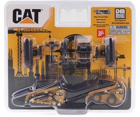 Caterpillar 272 Skid Steer and 297D2 Compact Track Loader with Interchangable Attachments - DIECAST MASTERS