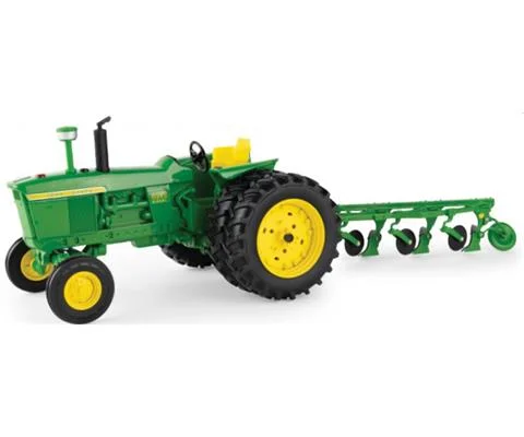 John Deere 4010 Tractor with 4-Bottom Plow