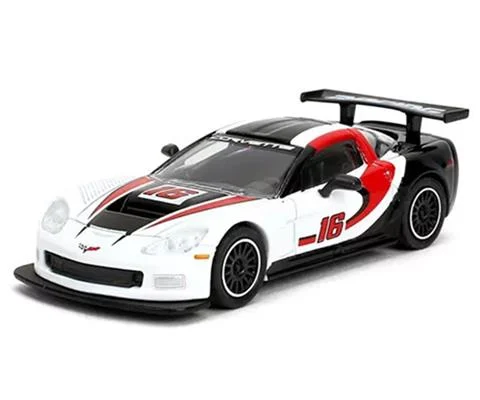 #16 - 2005 Chevrolet Corvette C6R in White with Black and Red Deco - Collection Series