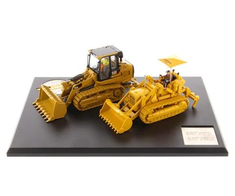 Caterpillar 977D Traxcavator Circa 1955-1960 and Caterpillar 963K Track Loader Current