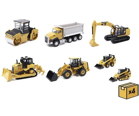 Caterpillar Diecast Construction Models - 24-Piece Master Case