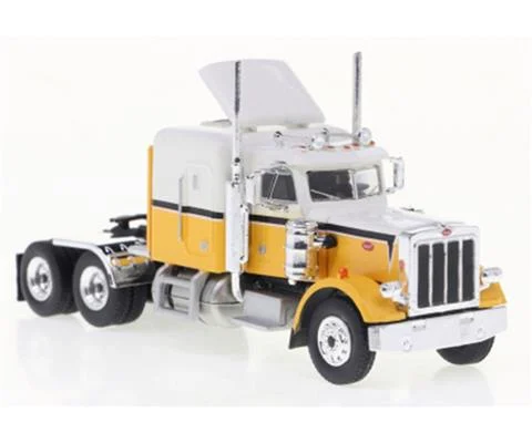 1973 Peterbilt 359 in White and Dark Yellow - Cab Only