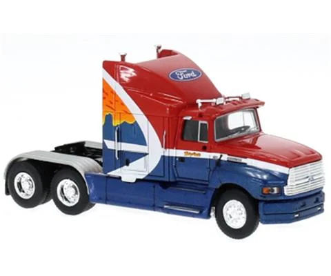 Bigfoot Racing - 1990 Ford Aeromax in Blue and Red - Cab Only