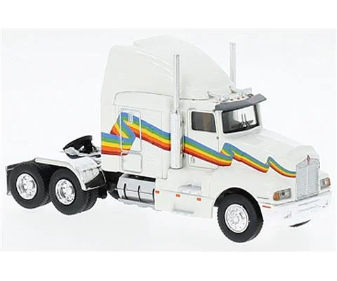 1984 Kenworth T 600 in White and Rainbow - Cab Only