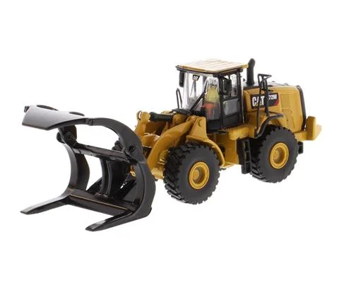 Caterpillar 972M Wheel Loader with Log Fork - High Line Series