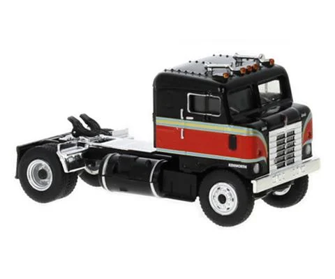 1950 Kenworth Bullnose in Black and Red - Cab Only