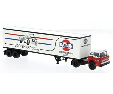Datsun / Bob Sharp Racing - 1970 Ford C-Series with Box Trailer