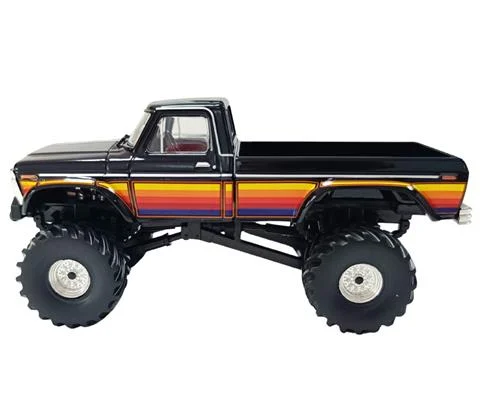 1977 Ford F-250 Free Wheeling Stripes Edition in Raven Black