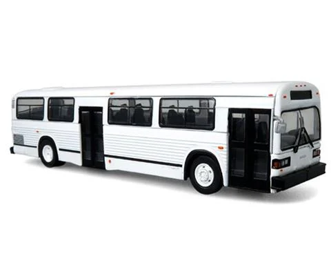 MCI Classic Transit Bus in Blank White - ICONIC REPLICAS