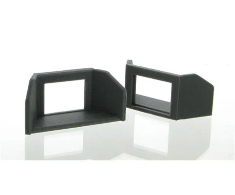 Concrete Box Culvert Headwalls - grey 2 pack