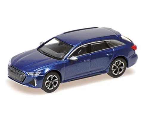 2019 Audi RS6 Avant in Metallic Blue - MINICHAMPS