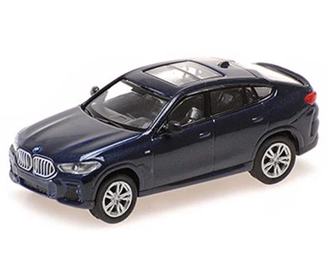 2020 BMW X6 in Metallic Blue - MINICHAMPS