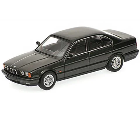 1988 BMW 5 Series E34 in Metallic Dark Blue - MINICHAMPS