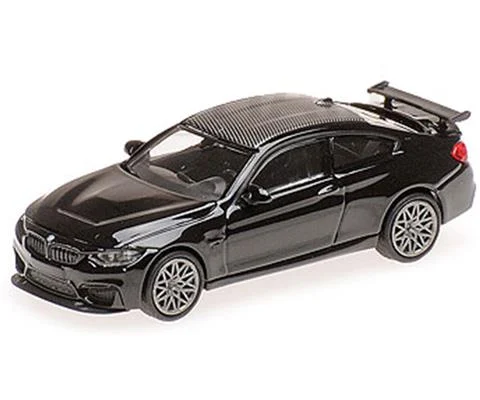 2016 BMW M4 GTS in Metallic Black with Gray Wheels - MINICHAMPS