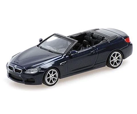 2015 BMW M6 Cabrio in Metallic Blue - MINICHAMPS