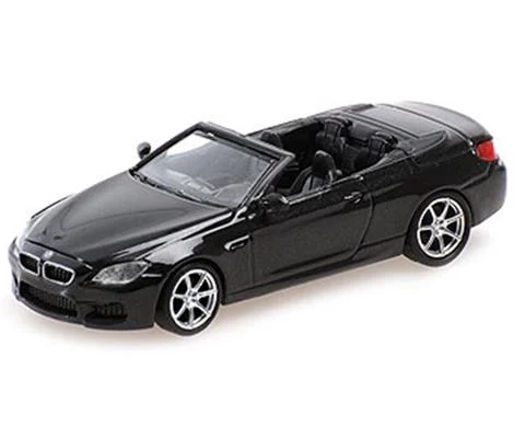 2015 BMW M6 Cabrio in Metallic Black - MINICHAMPS