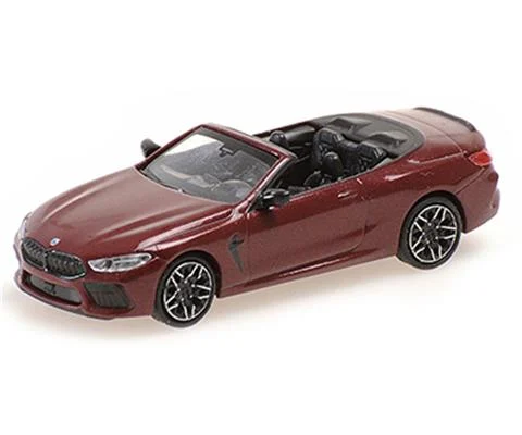 2019 BMW M8 Cabriolet in Metallic Red - MINICHAMPS