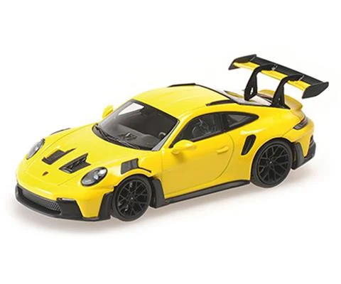 2024 Porsche 992 GT3 RS in Yellow with Black Wheels - MINICHAMPS