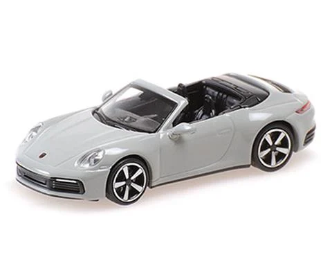 2019 Porsche 911 992 Carrera 4S Cabriolet in Gray - MINICHAMPS