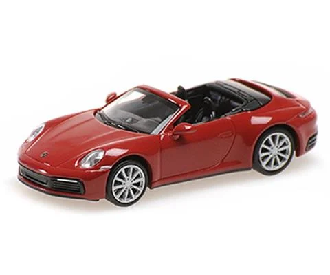 2019 Porsche 911 992 Carrera 4S Cabriolet in Red - MINICHAMPS