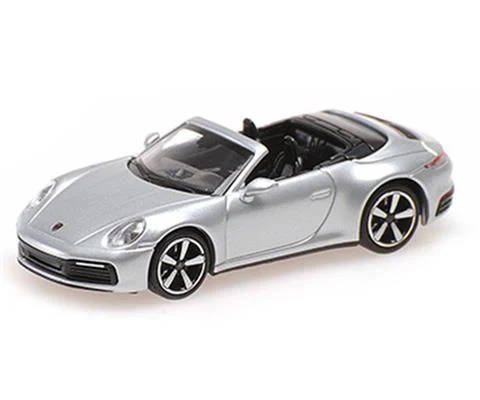 2019 Porsche 911 992 Carrera 4S Cabriolet in Silver - MINICHAMPS