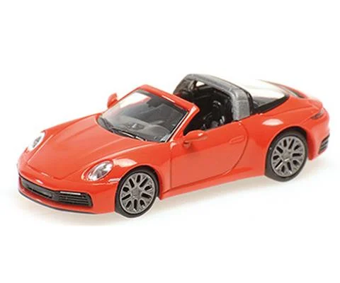 2020 Porsche 911 992 Targa 4 in Orange - MINICHAMPS
