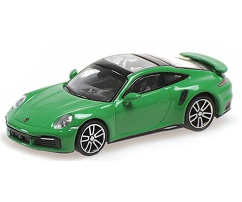 2020 Porsche 911 992 Turbo S in Green - MINICHAMPS