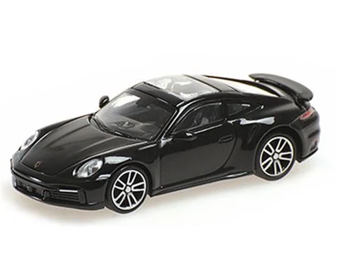 2020 Porsche 911 992 Turbo S in Black - MINICHAMPS