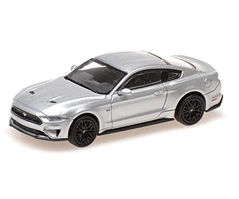 2018 Ford Mustang in Silver - MINICHAMPS