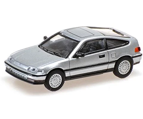 1987 Honda CRX Mk2 in Silver - MINICHAMPS