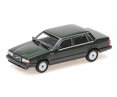 1986 Volvo 740 GL in Dark Green - MINICHAMPS