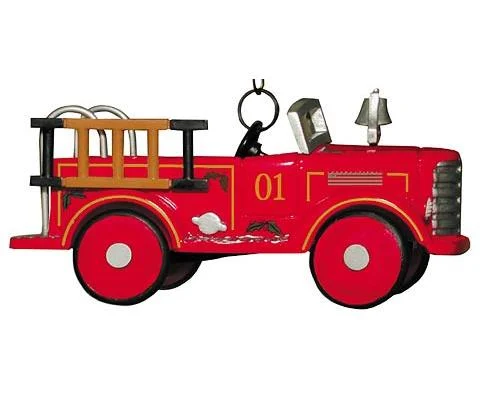 International KB-8 Engine No 1 Fire Truck Ornament - Close to HO-1/87 scale