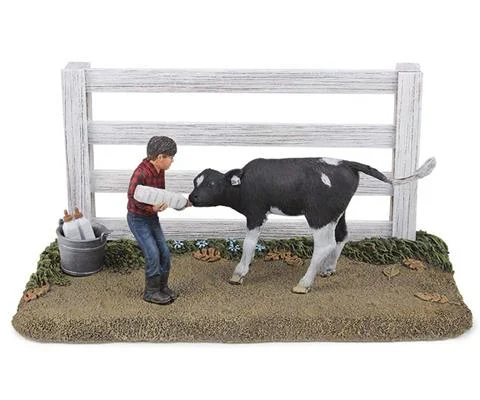 First Bottle Feeding 2-Figure Set - Farm Country Series