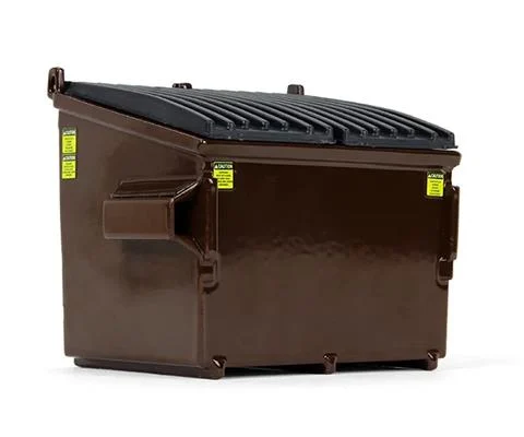 Refuse Bin in Brown - FIRST GEAR