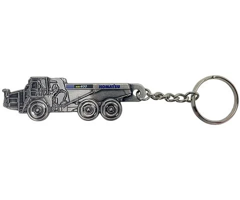 Komatsu HM400 Dump Truck Keychain - FIRST GEAR