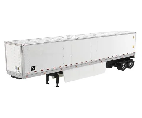 53 Dry Van Trailer in White - Trailer Only
