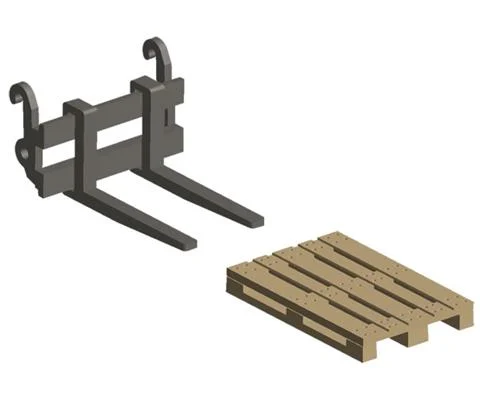 Pallet Forks with Pallet Included - NZG