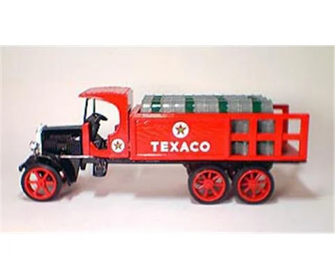 Texaco #9 1992 1925 Kenworth Stake Truck with Barrels - Bank