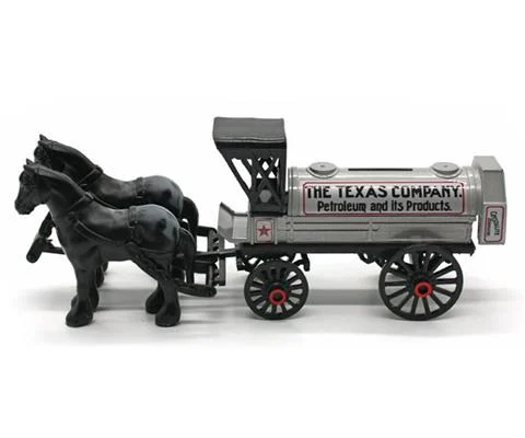 Texaco #8 1991 Horses and Tanker Wagon - ERTL